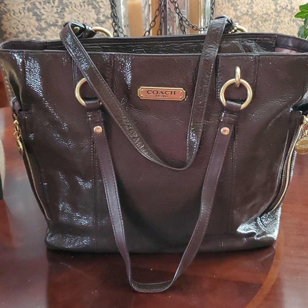 Chocolate Brown Coach Purse